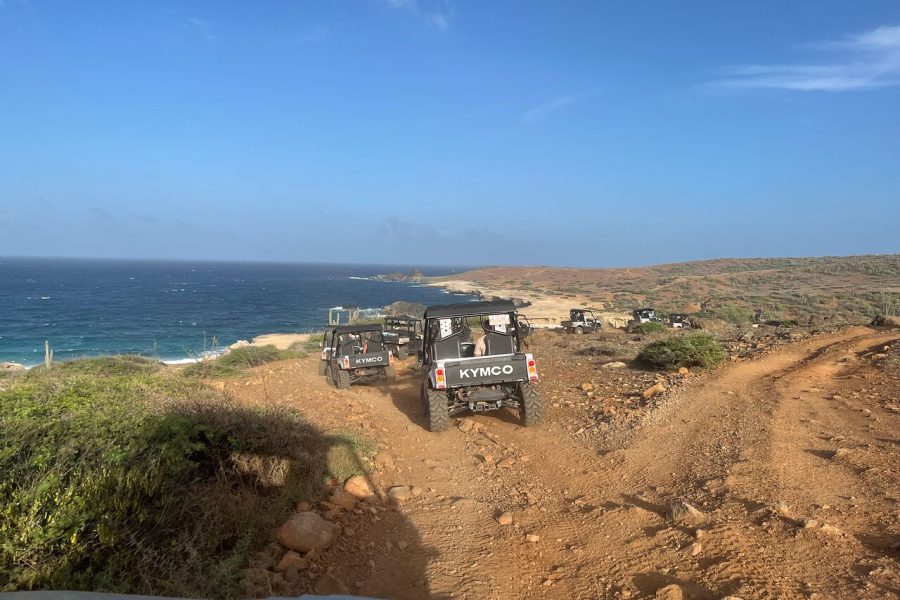 Aruba UTV Tour with Natural Cave Pool and Cliff Jumping